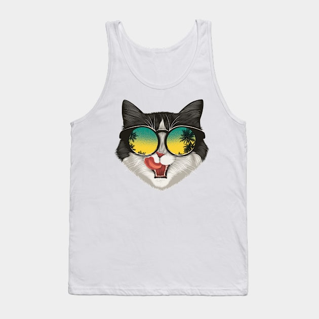 Summer Cat Tank Top by khairulanam87